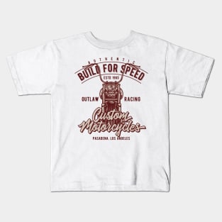 Vintage Motorcycles Kids T-Shirt